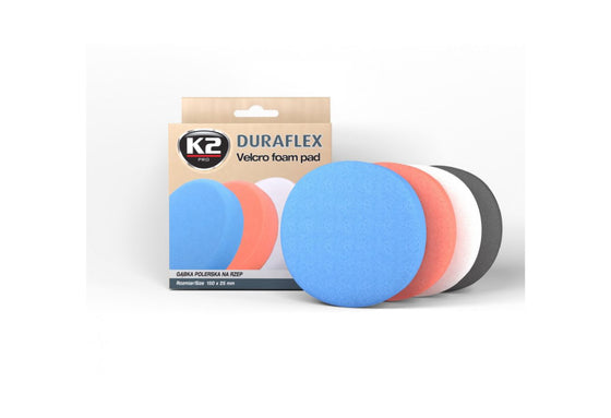 Duraflex - esponja de polimento 150mm laranja - AllSpeeddrive Shop