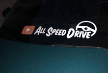  Autocolante AllSpeedDrive - 45cm - AllSpeeddrive Shop